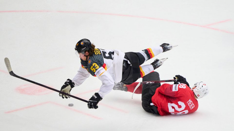 Deutsche Eishockey-Mannschaft bleibt gegen Schweizer chancenlos