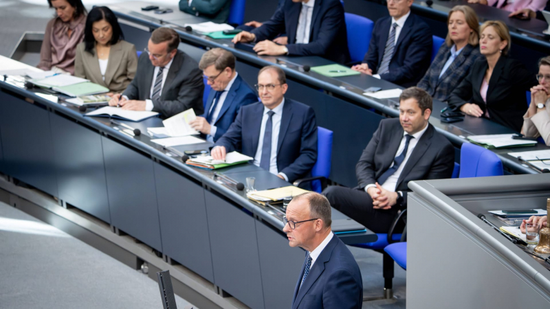 Friedrich Merz lässt bei erster Rede als Kanzler andere Töne erklingen